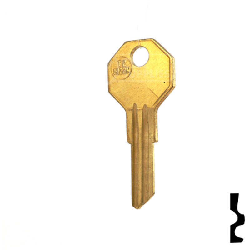 Uncut Key Blank | Taylor | H1122M Residential-Commercial Key Ilco