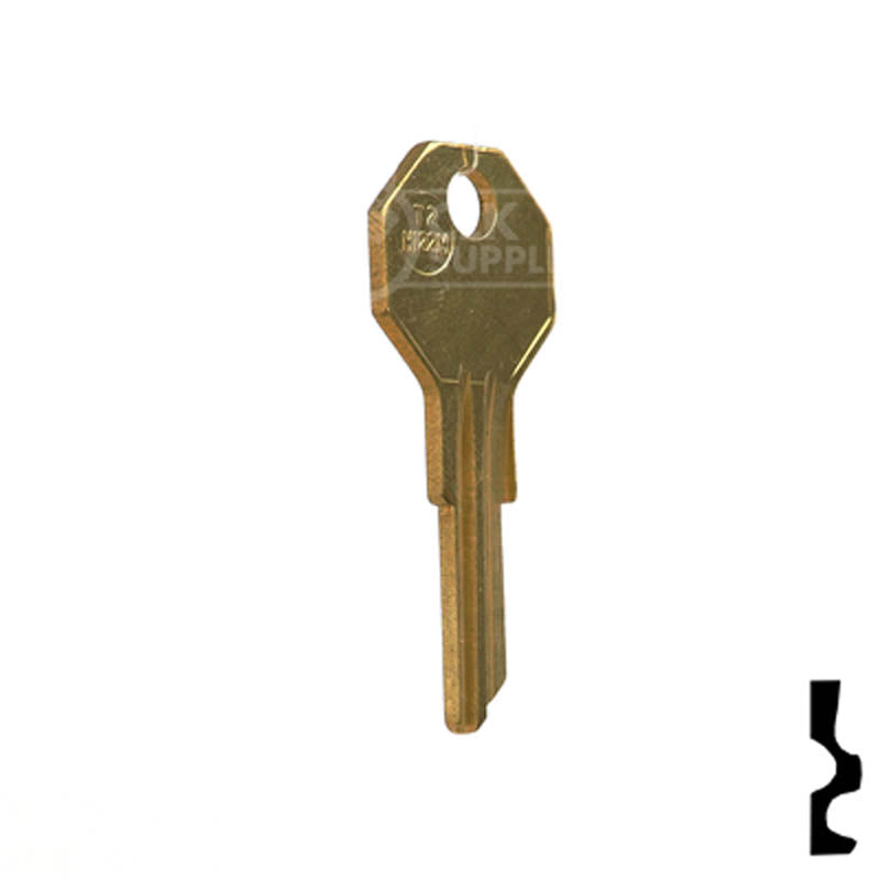 Uncut Key Blank | Taylor | H1122M Residential-Commercial Key Ilco