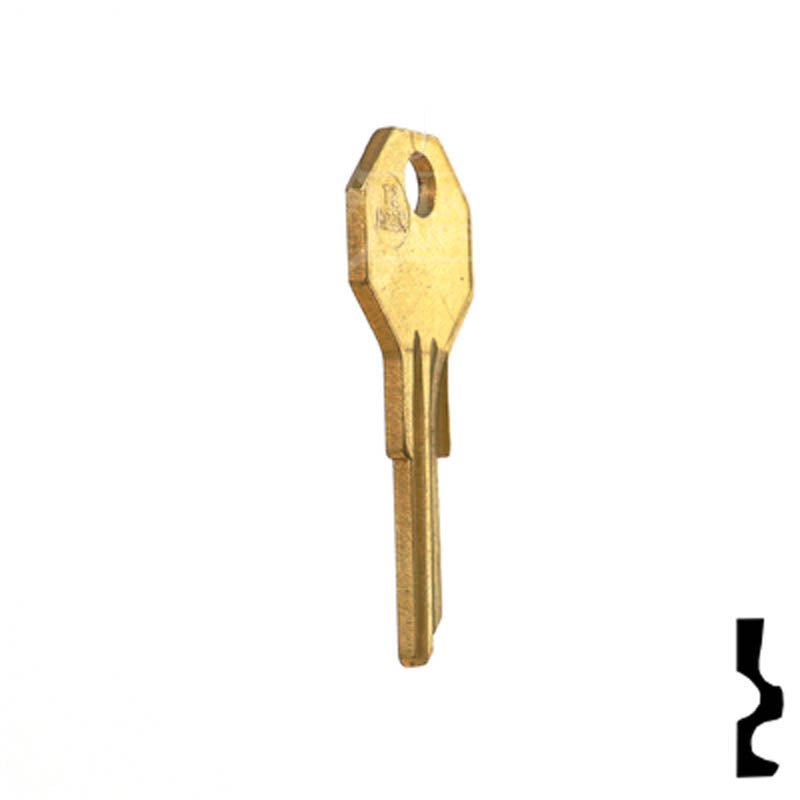 Uncut Key Blank | Taylor | H1122M Residential-Commercial Key Ilco