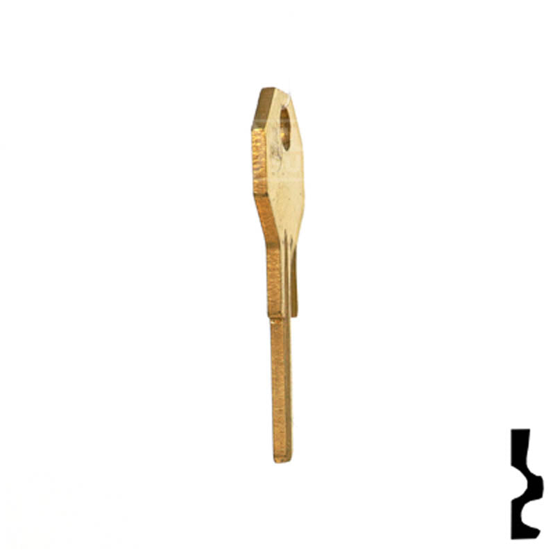 Uncut Key Blank | Taylor | H1122M Residential-Commercial Key Ilco