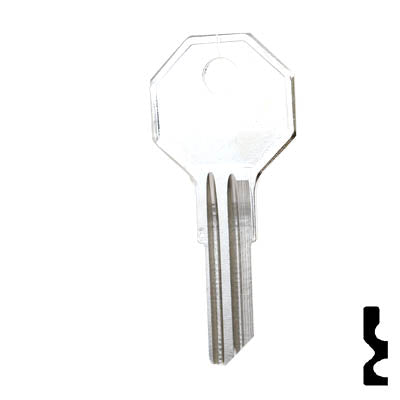 Uncut Key Blank | Taylor | H1122M, T2 Residential-Commercial Key Ilco