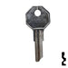 Uncut Key Blank | Taylor | H1122M, T2 Residential-Commercial Key Ilco