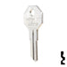 Uncut Key Blank | Taylor | H1122M, T2 Residential-Commercial Key Ilco