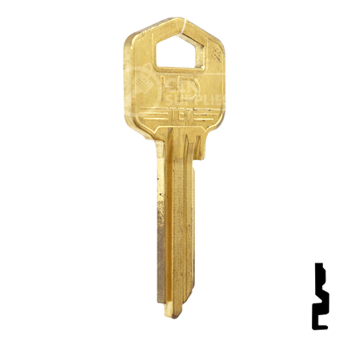 Uncut Key Blank | Tesa, Assa | BD234 Residential-Commercial Key Framon Manufacturing Company, Inc