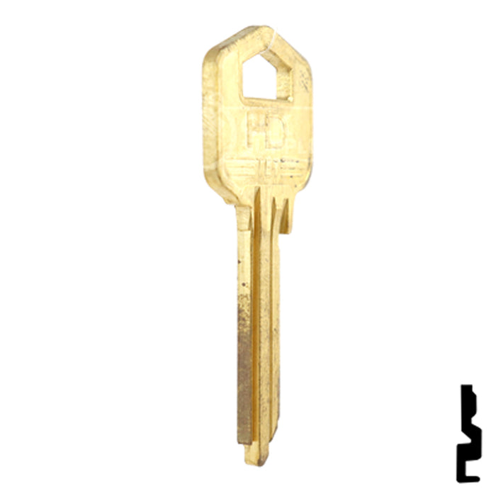 Uncut Key Blank | Tesa, Assa | BD234 Residential-Commercial Key Framon Manufacturing Company, Inc