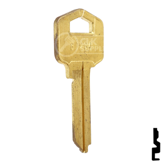 Uncut Key Blank | Tesa, Assa | BD234 Residential-Commercial Key Framon Manufacturing Company, Inc