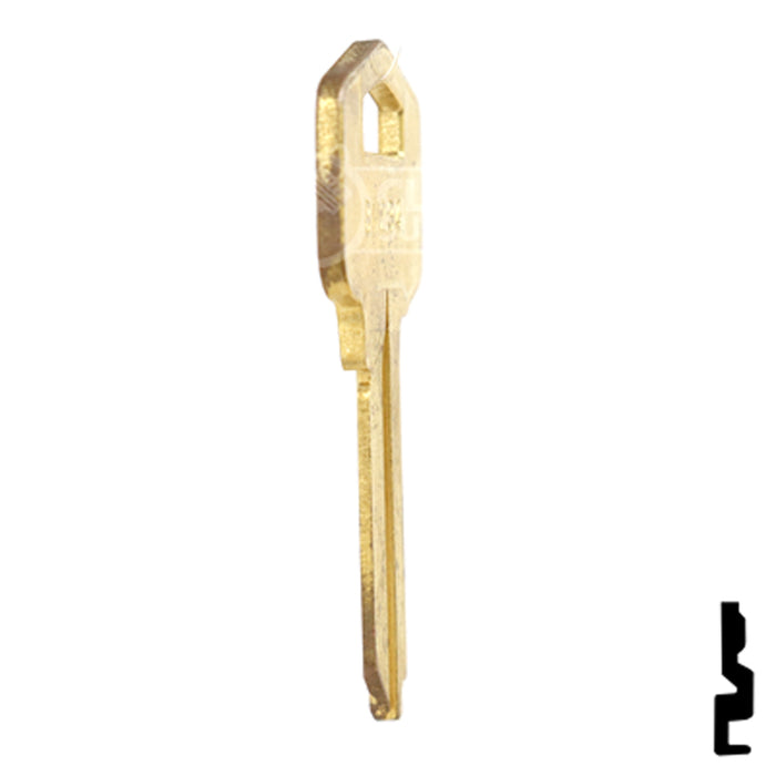 Uncut Key Blank | Tesa, Assa | BD234 Residential-Commercial Key Framon Manufacturing Company, Inc