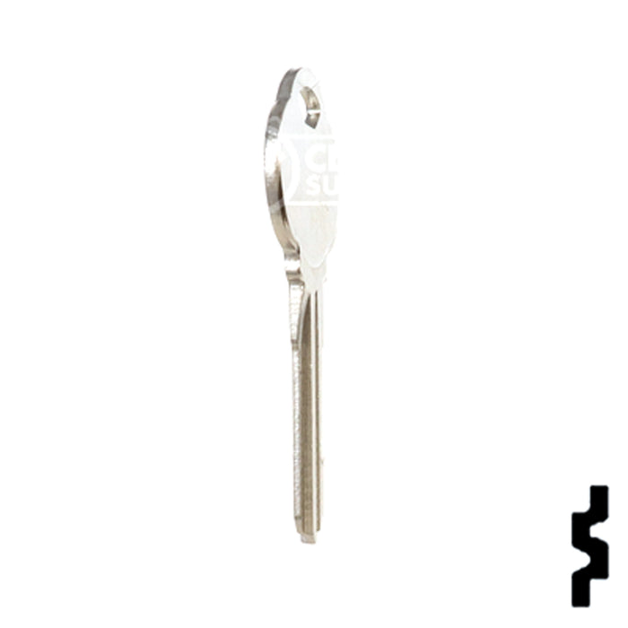 Uncut Key Blank | The Club | 1573A, CLB1 Residential-Commercial Key Ilco