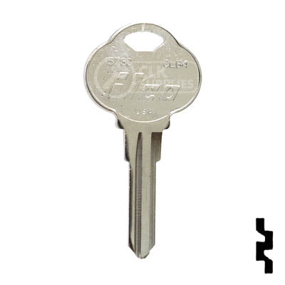 Uncut  Key Blank | The Club | 1573D, CLB4 Residential-Commercial Key Ilco