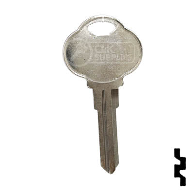 Uncut  Key Blank | The Club | 1573D, CLB4 Residential-Commercial Key Ilco