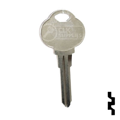 Uncut  Key Blank | The Club | 1573D, CLB4 Residential-Commercial Key Ilco