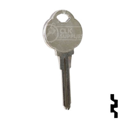 Uncut  Key Blank | The Club | 1573D, CLB4 Residential-Commercial Key Ilco