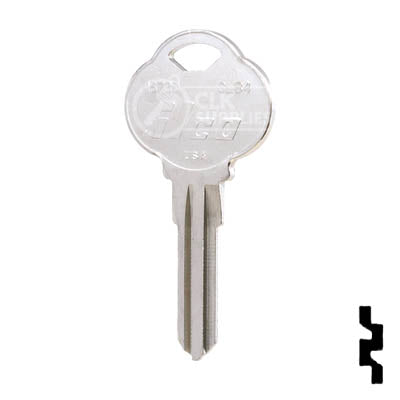 Uncut  Key Blank | The Club | 1573D, CLB4 Residential-Commercial Key Ilco