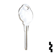 Uncut Key Blank | The Club | 1573F, CLB6 Residential-Commercial Key Ilco