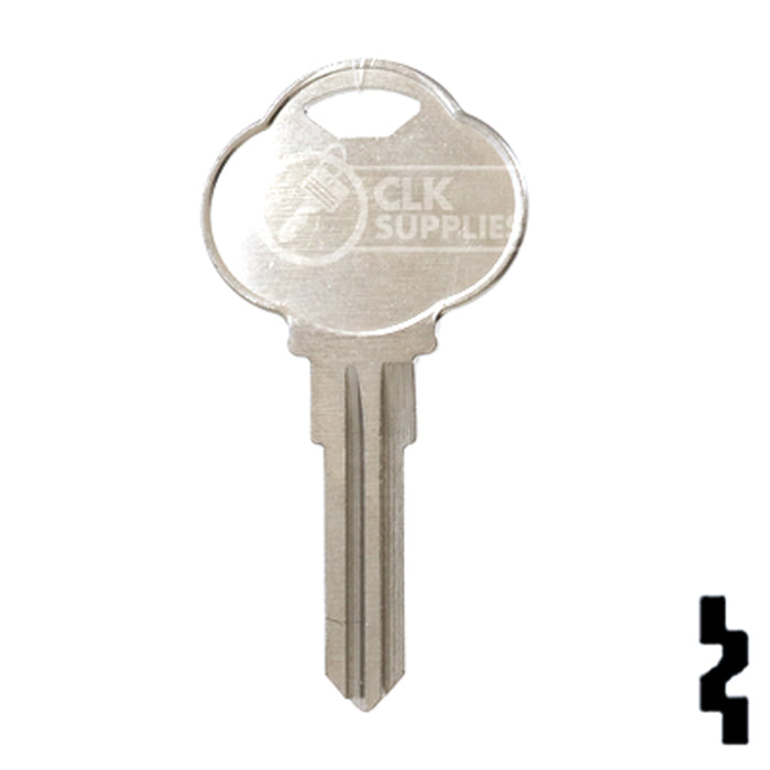 Uncut Key Blank | The Club | 1573F, CLB6 Residential-Commercial Key Ilco