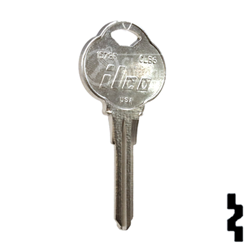 Uncut Key Blank | The Club | 1573F, CLB6 Residential-Commercial Key Ilco