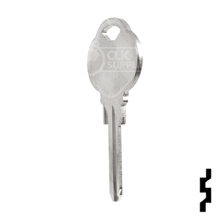 Uncut Key Blank | The Club | 1581G, CLB7 Residential-Commercial Key Ilco