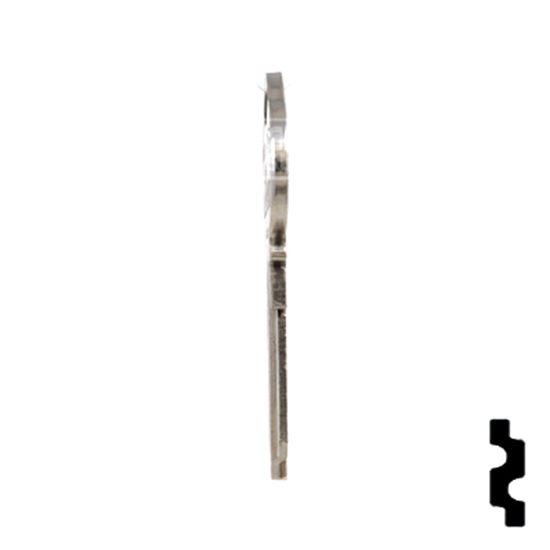 Uncut Key Blank | The Club | 1589I, CLB9 Residential-Commercial Key Ilco