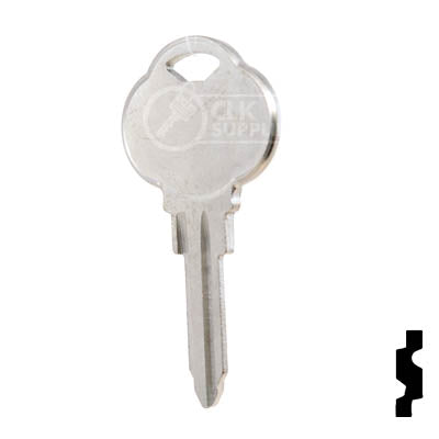 Uncut  Key Blank | The Club | 1589J, CLB10 Residential-Commercial Key Ilco