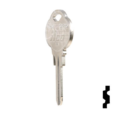 Uncut  Key Blank | The Club | 1589J, CLB10 Residential-Commercial Key Ilco