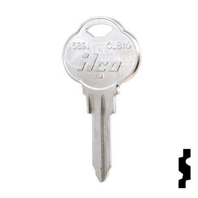 Uncut  Key Blank | The Club | 1589J, CLB10 Residential-Commercial Key Ilco