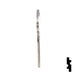 Uncut Key Blank | The Club | 1591L, CLB12 Residential-Commercial Key Ilco