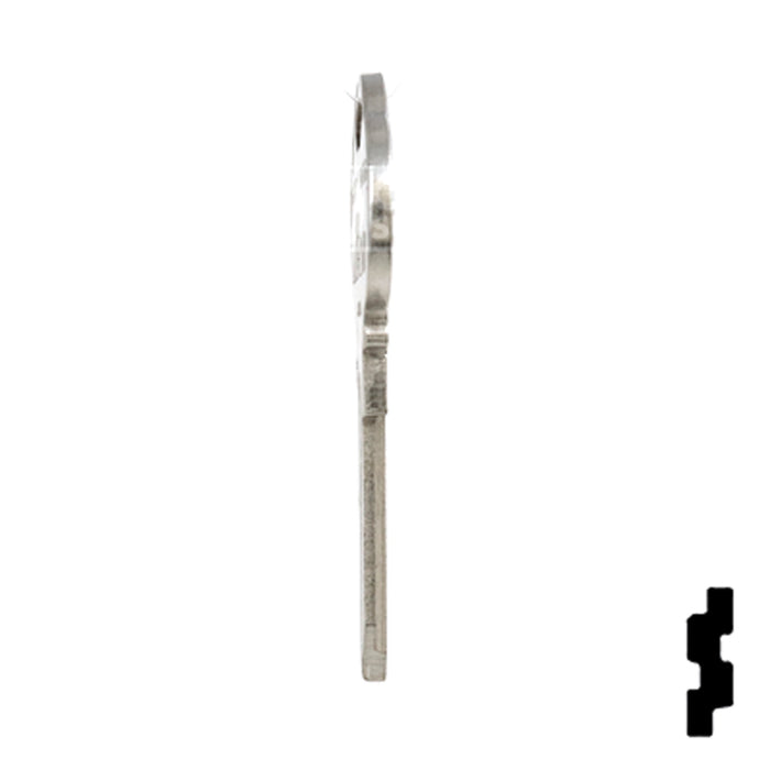 Uncut Key Blank | The Club | 1591P, CLB15 Residential-Commercial Key Ilco