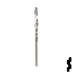 Uncut Key Blank | The Club | 1591P, CLB15 Residential-Commercial Key Ilco