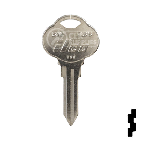 Uncut Key Blank | The Club | 1591P, CLB15