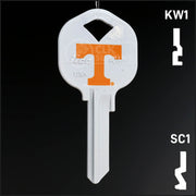 Uncut Key Blank | University of Tennessee | Choose Keyway Residential-Commercial Key Ilco