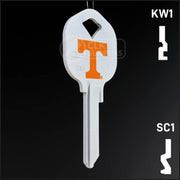 Uncut Key Blank | University of Tennessee | Choose Keyway Residential-Commercial Key Ilco