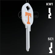Uncut Key Blank | University of Tennessee | Choose Keyway Residential-Commercial Key Ilco