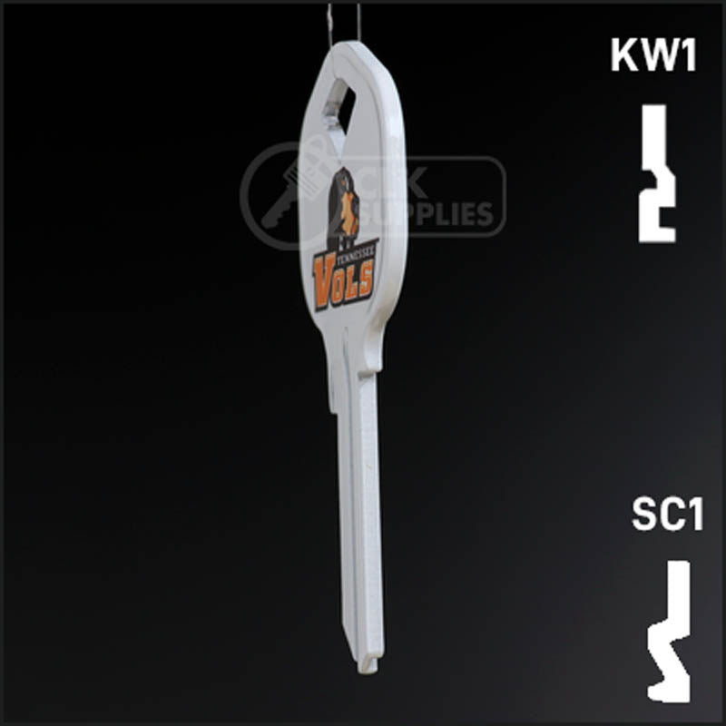 Uncut Key Blank | University of Tennessee | Choose Keyway Residential-Commercial Key Ilco