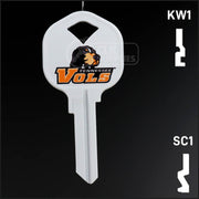 Uncut Key Blank | University of Tennessee | Choose Keyway Residential-Commercial Key Ilco