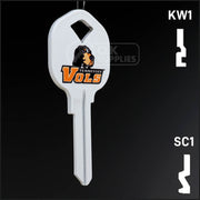 Uncut Key Blank | University of Tennessee | Choose Keyway Residential-Commercial Key Ilco