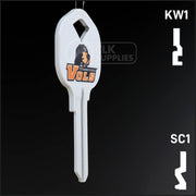 Uncut Key Blank | University of Tennessee | Choose Keyway Residential-Commercial Key Ilco