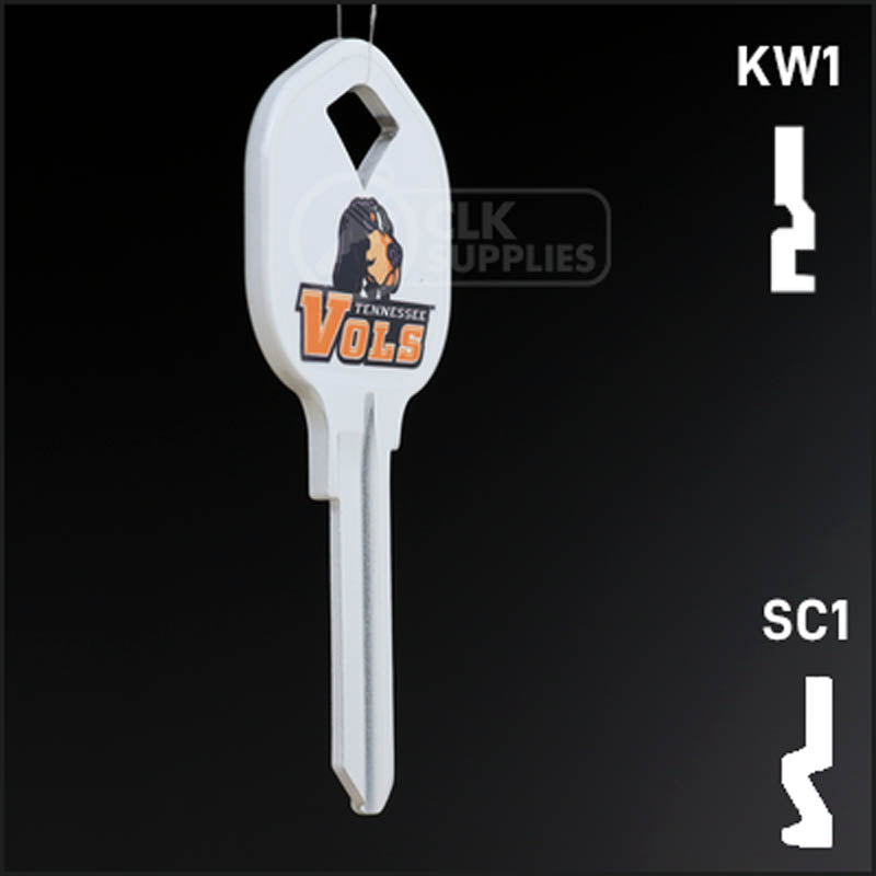 Uncut Key Blank | University of Tennessee | Choose Keyway Residential-Commercial Key Ilco