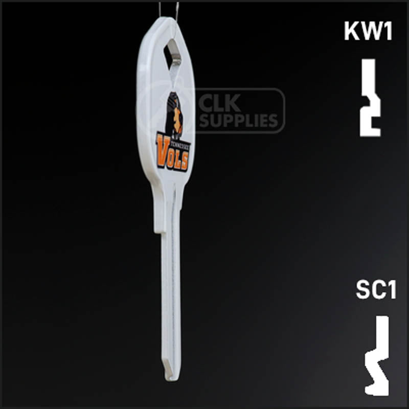 Uncut Key Blank | University of Tennessee | Choose Keyway Residential-Commercial Key Ilco