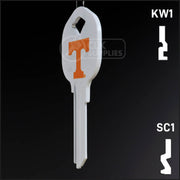 Uncut Key Blank | University of Tennessee | Choose Keyway Residential-Commercial Key Ilco