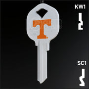 Uncut Key Blank | University of Tennessee | Choose Keyway Residential-Commercial Key Ilco
