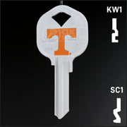 Uncut Key Blank | University of Tennessee | Choose Keyway Residential-Commercial Key Ilco