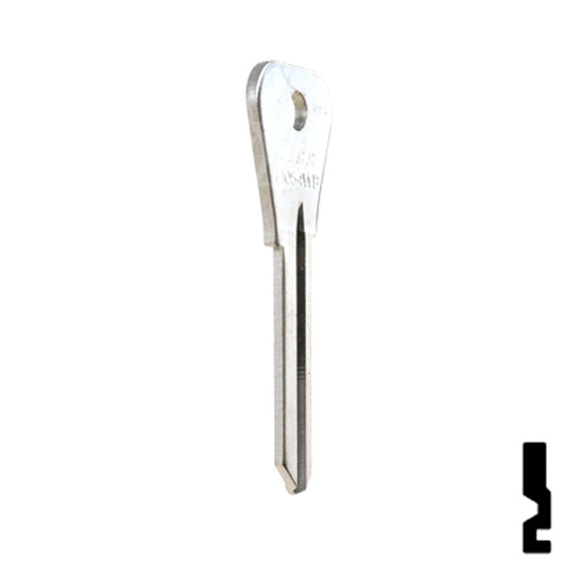 Uncut Key Blank | Weiser | L1054WB Residential-Commercial Key Ilco