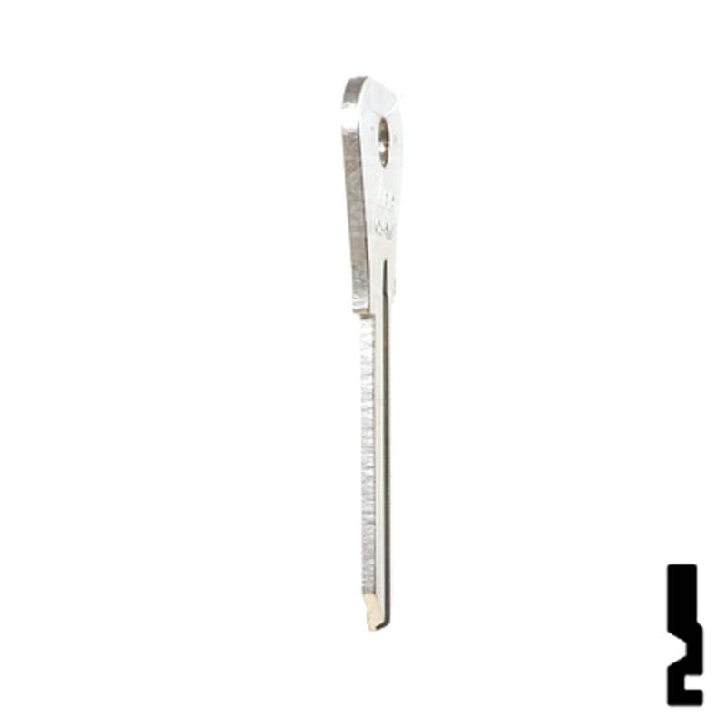 Uncut Key Blank | Weiser | L1054WB Residential-Commercial Key Ilco