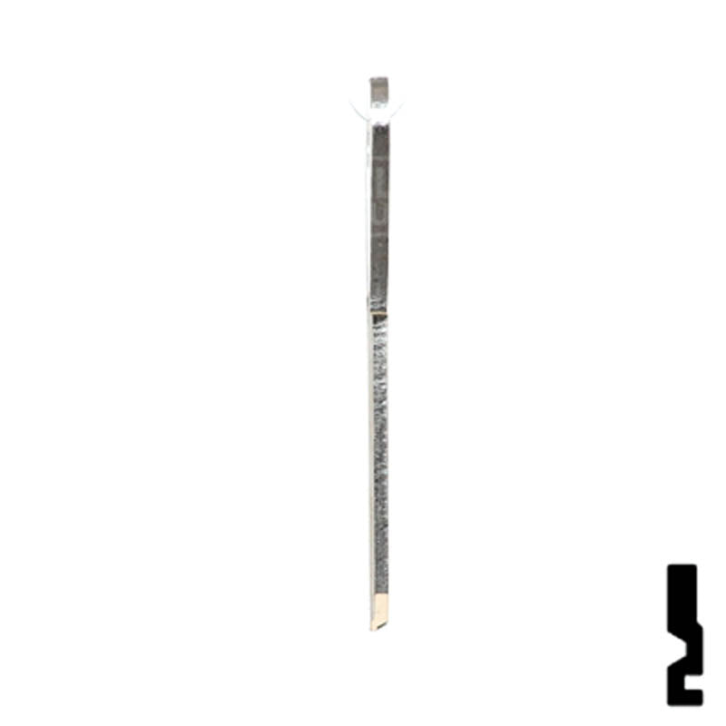 Uncut Key Blank | Weiser | L1054WB Residential-Commercial Key Ilco