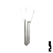 Uncut Key Blank | Weiser | L1054WB Residential-Commercial Key Ilco