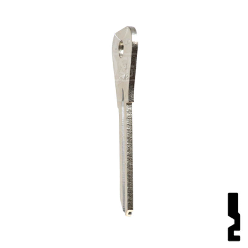 Uncut Key Blank | Weiser | L1054WB Residential-Commercial Key Ilco