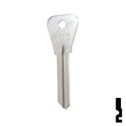 Uncut Key Blank | Weiser | L1054WB Residential-Commercial Key Ilco