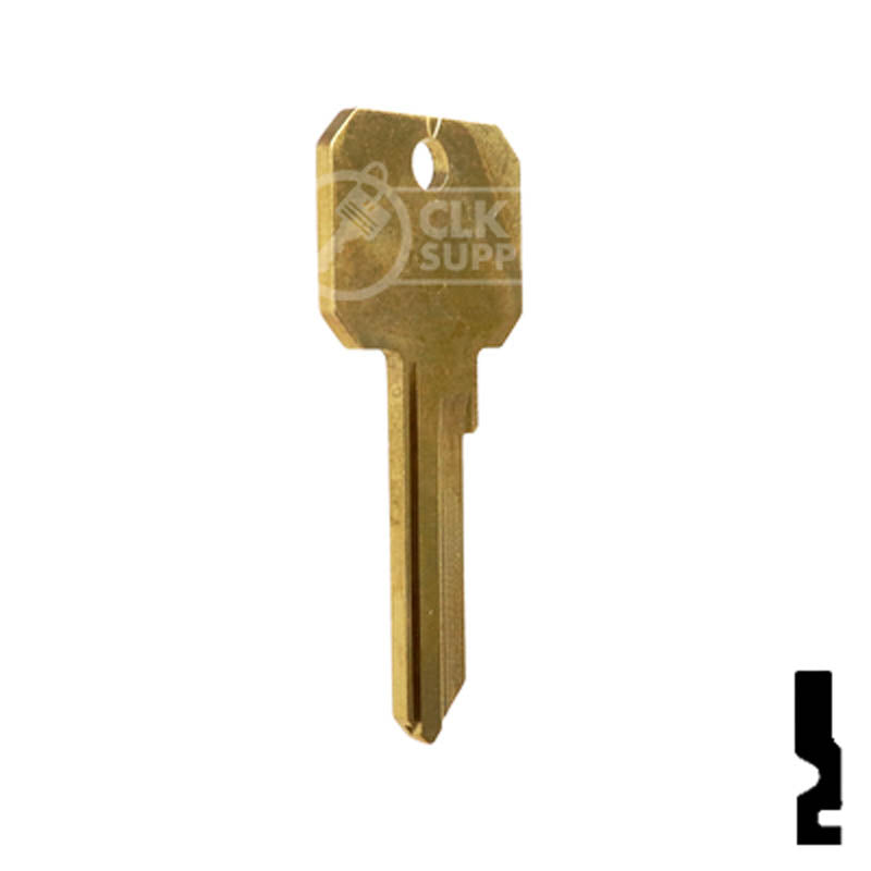 Uncut Key Blank | Weiser Neuter Bow | NB, WR3 Residential-Commercial Key Ilco