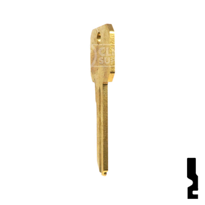 Uncut Key Blank | Weiser Neuter Bow | NB, WR3 Residential-Commercial Key Ilco