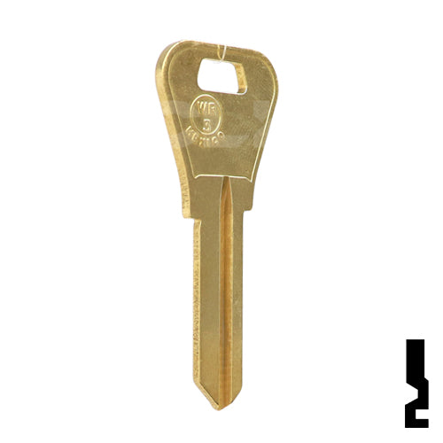 Uncut Key Blank | Weiser | WR3, 1054WB Residential-Commercial Key JMA USA
